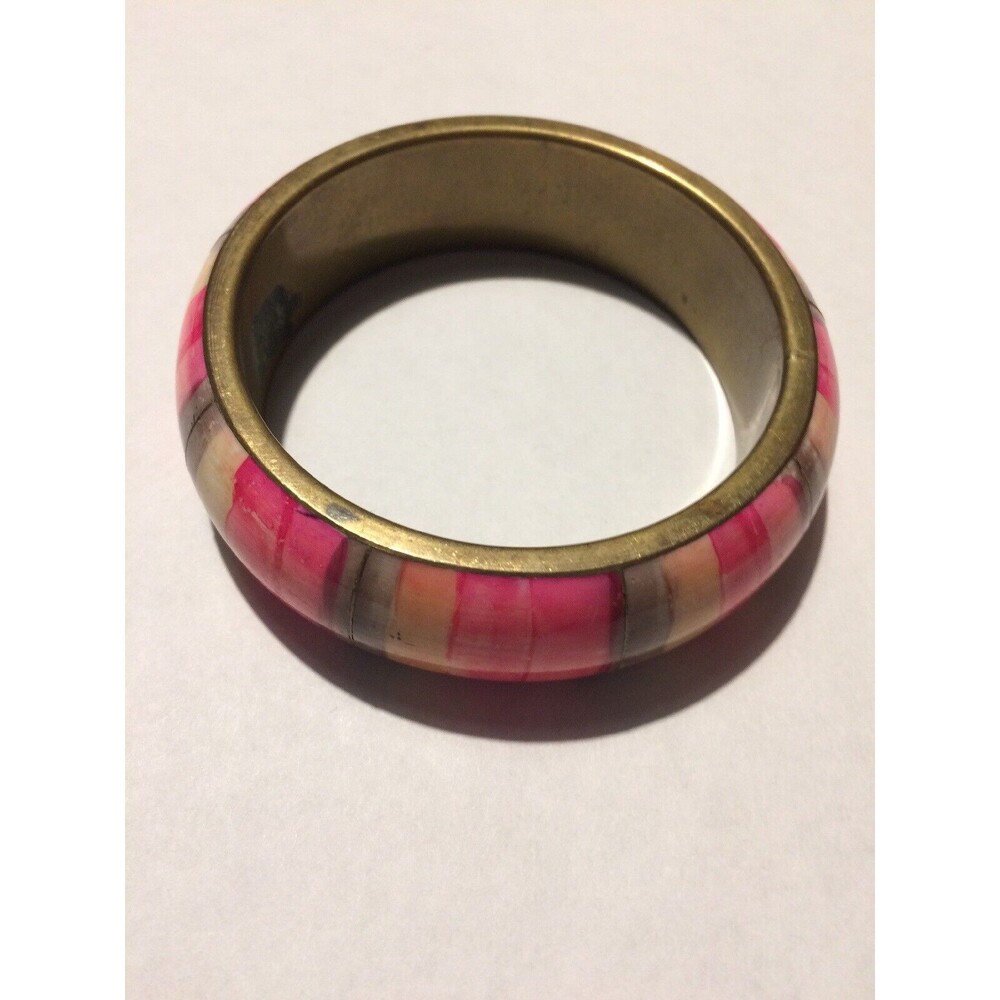 Pier One Pink Cuff Bracelet 2.75 In